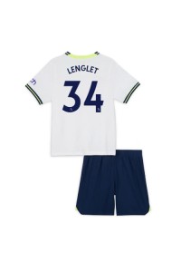 Tottenham Hotspur Clement Lenglet #34 Babyklær Hjemme Fotballdrakt til barn 2022-23 Korte ermer (+ Korte bukser)